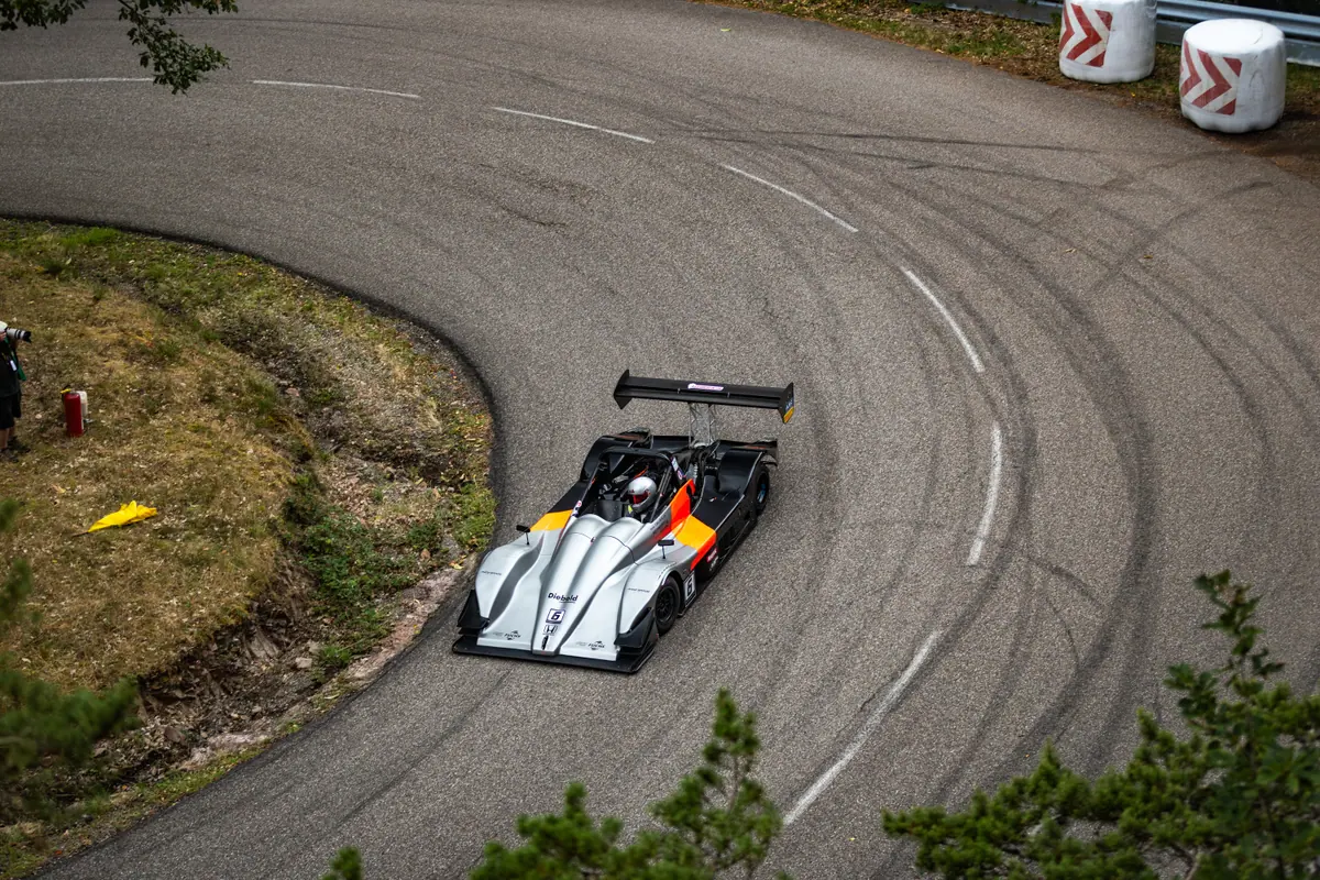 La Norma M20F numéro 6 de Tom Diebold en course à Turckheim en 2026